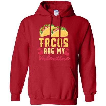 Funny Valentines Day Shirt Tacos Lovers Love Heart Gift Shirt Red