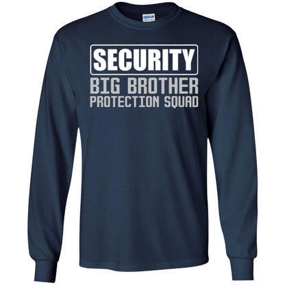 Family T-shirt Security Big Brother Protection Squad Navy