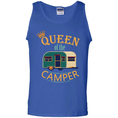 Queen Of The Camper Camping Lover Shirt Royal