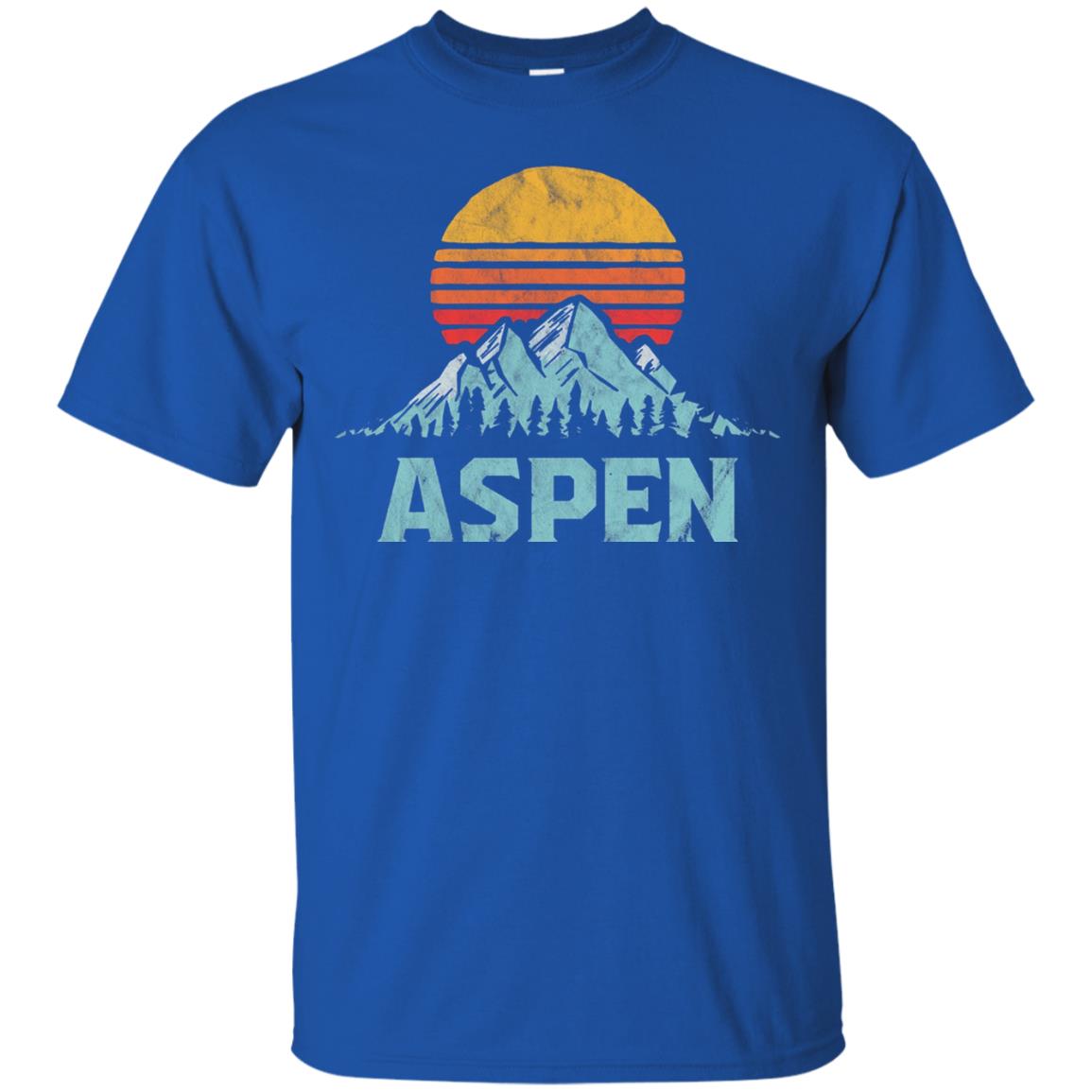 Aspen Mountain T-shirt Royal