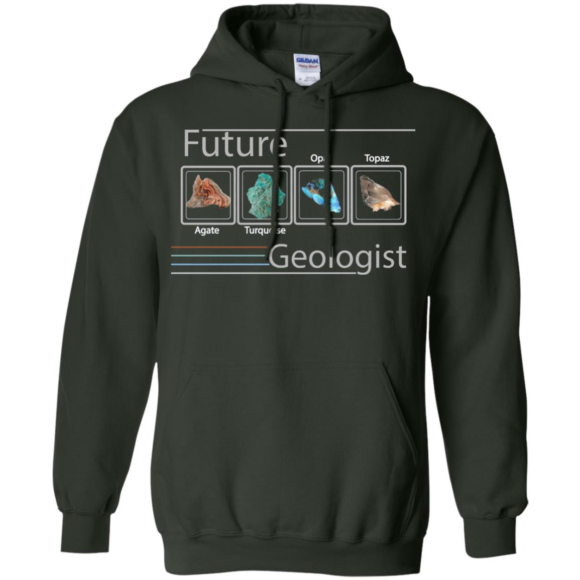 Science T-shirt Future Geologist Forest Green