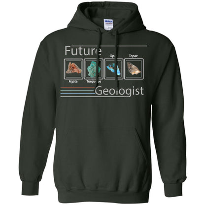 Science T-shirt Future Geologist Forest Green