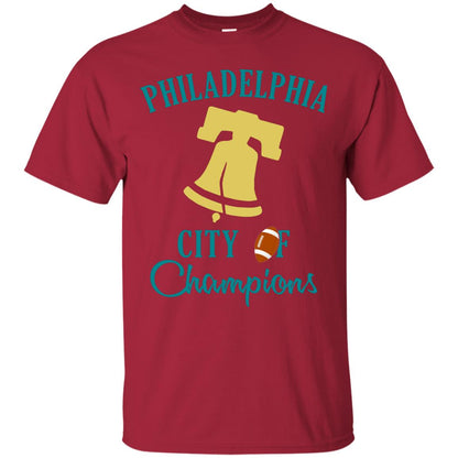 Football Lover T-shirt Philadelphia City Of Champion Cardinal