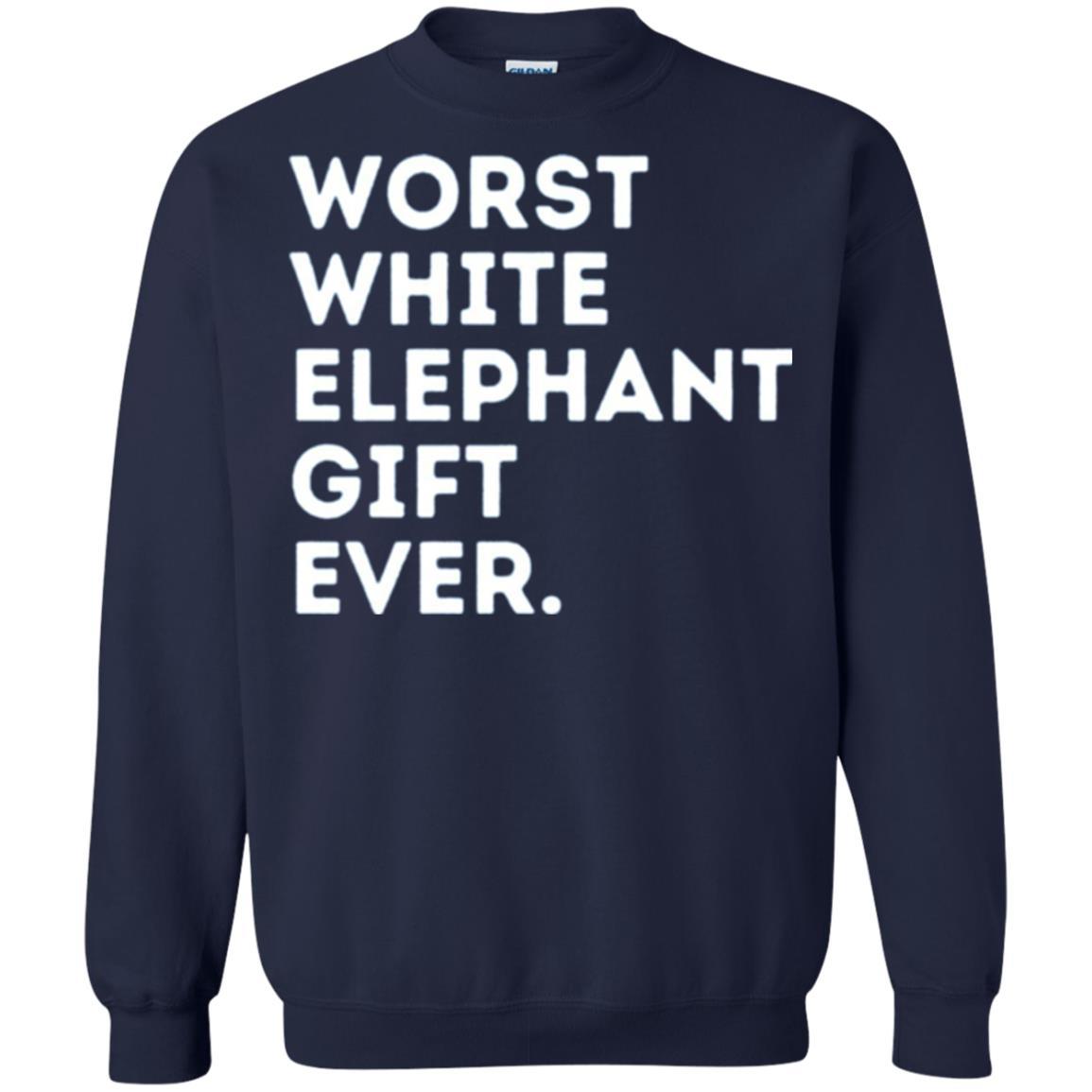 Best Worst White Elephant T-shirt Navy