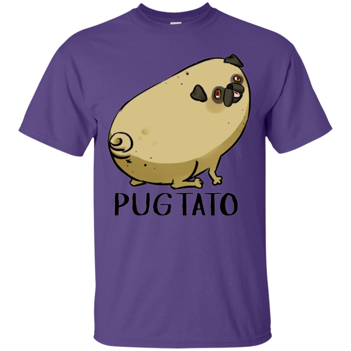 Dog Lovers T-shirt Pugtato Purple
