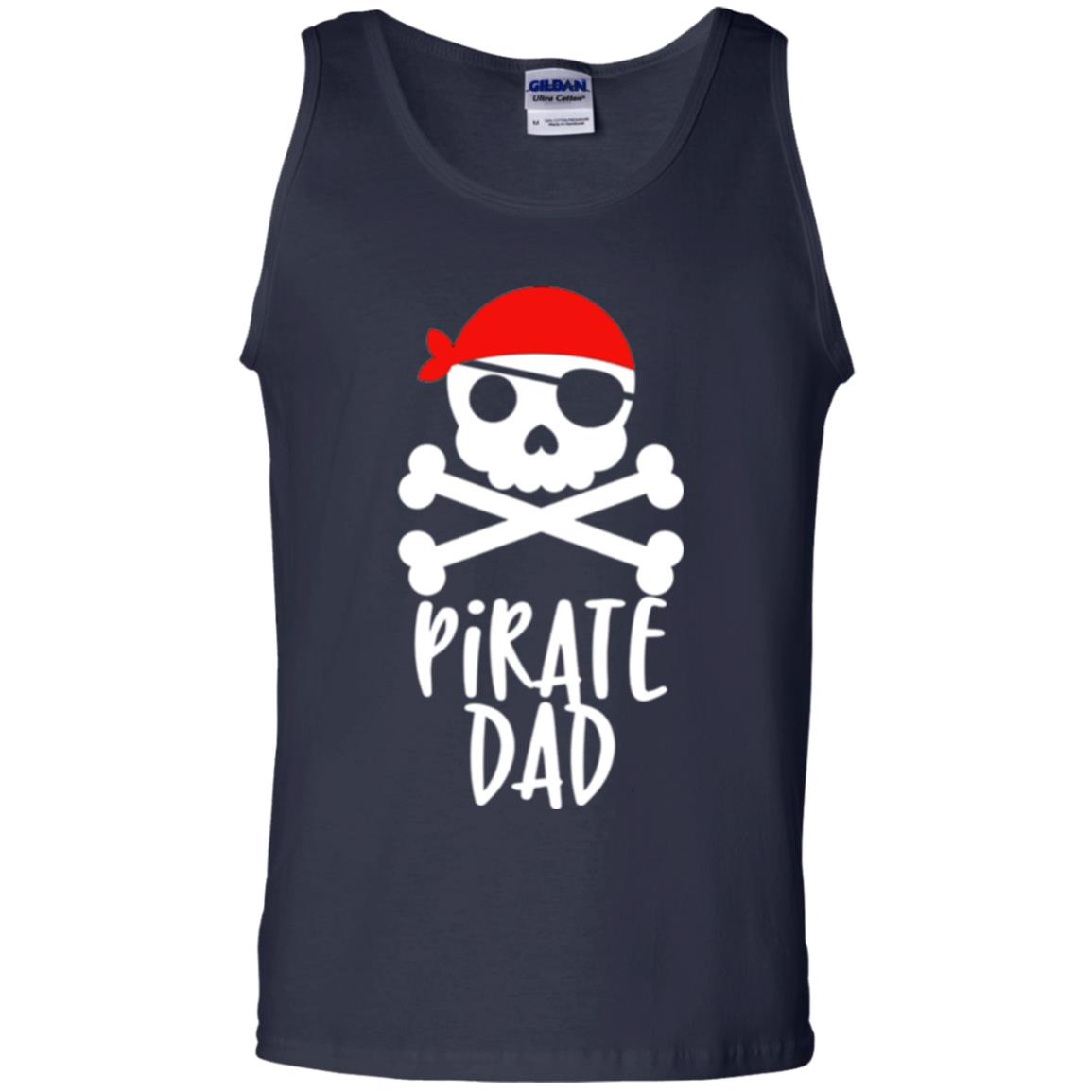 Daddy T-shirt Pirate Dad T-shirt Navy