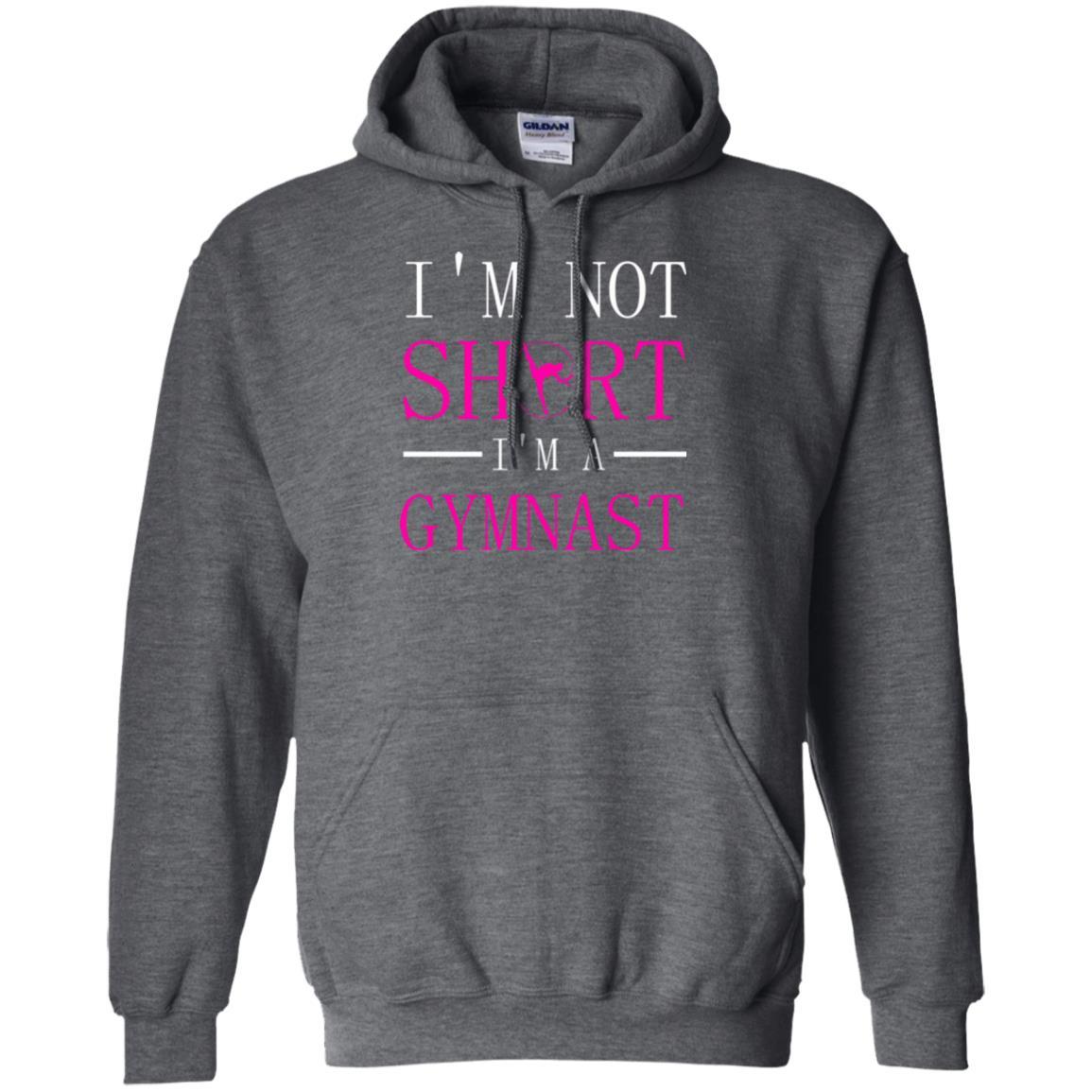 Gymer T-shirt I'm Not Short I'm A Gymnast Dark Heather