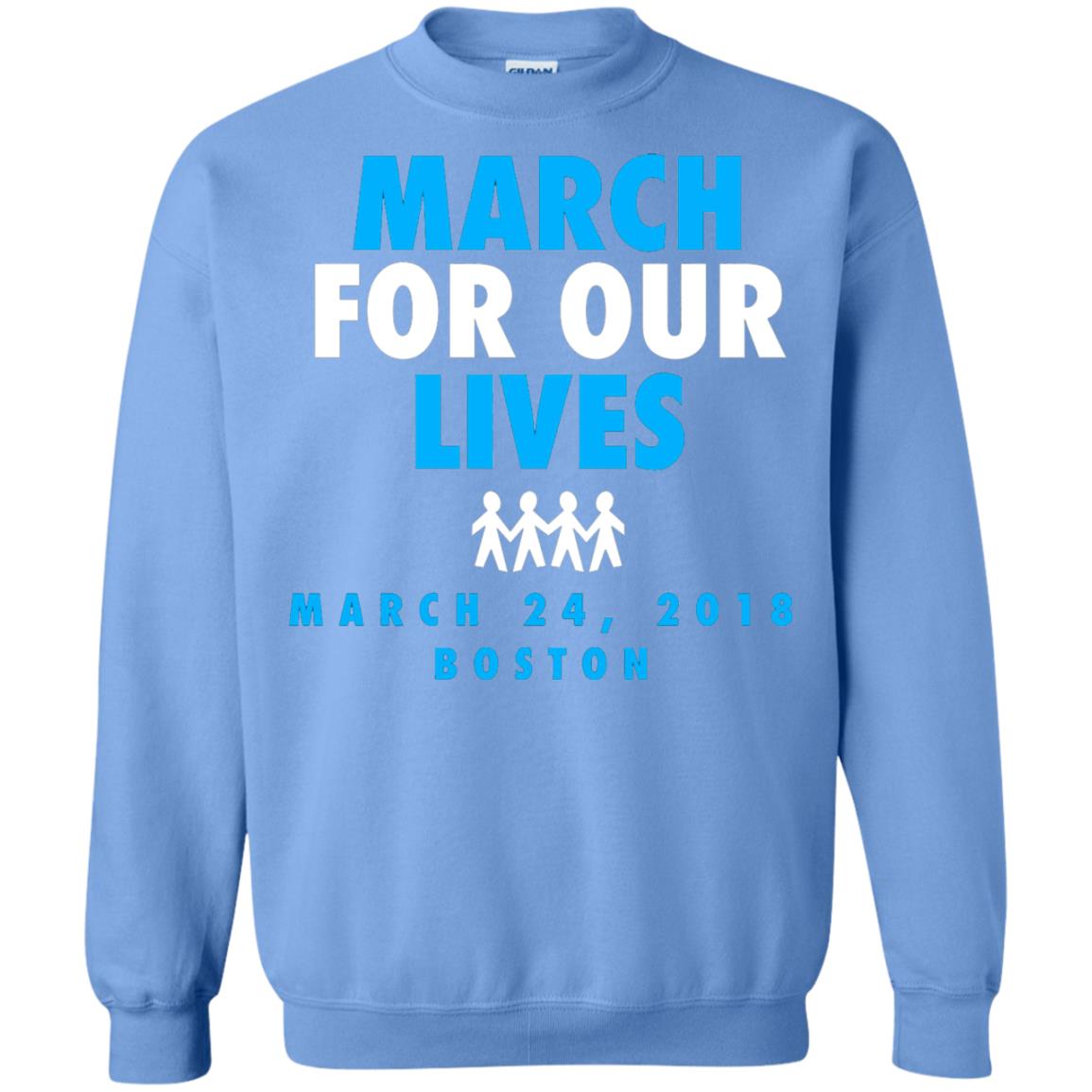 March For Our Lives March 24 2018 Boston Ma Gun Controls Carolina Blue