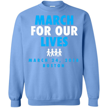 March For Our Lives March 24 2018 Boston Ma Gun Controls Carolina Blue