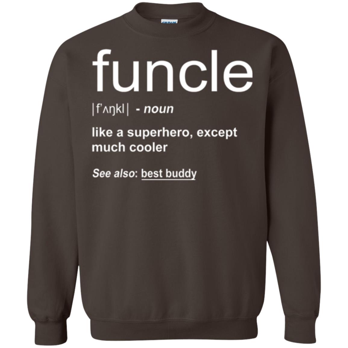 Funny Uncle T-shirt Funcle Dark Chocolate