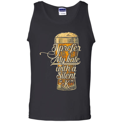 Beer Lover T-shirt I Prefer My Kale With A Silent K Black
