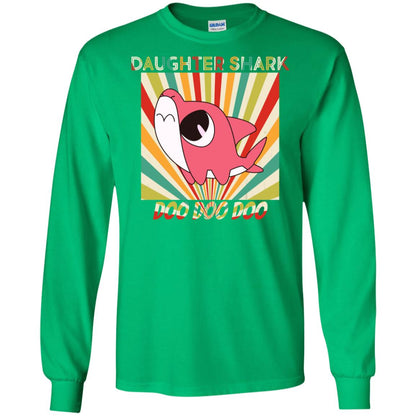 Daughter Shark Doo Doo Doo Family Shark Gift Shirt Irish Green