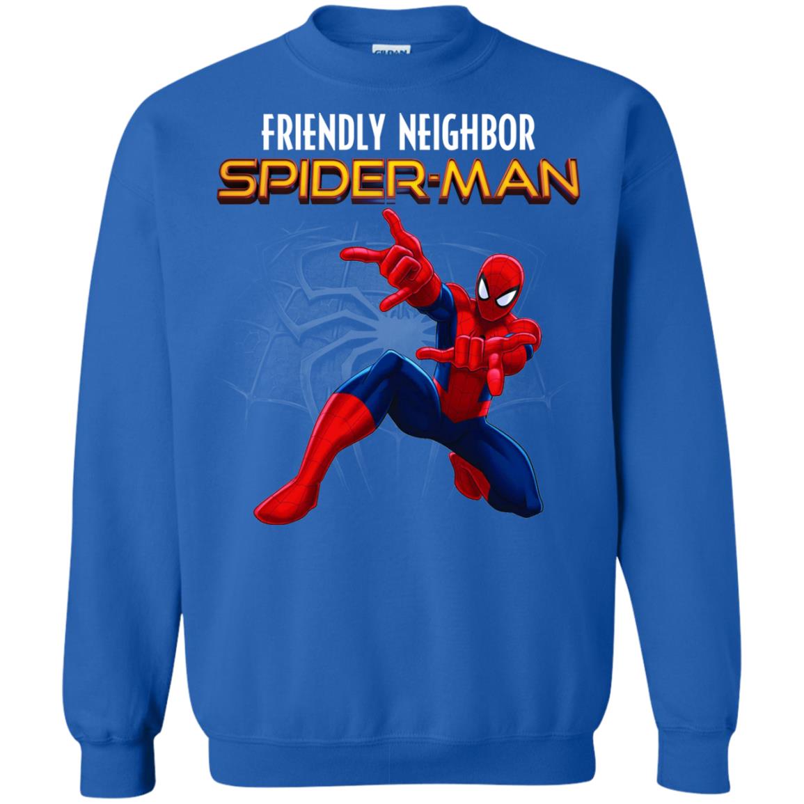 Friendly Neighbor Spider Man Movie Fan T-shirt Royal