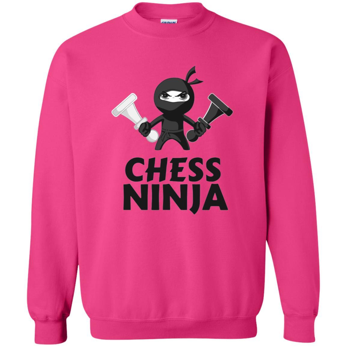 Funny Chess Ninja T-shirt Heliconia