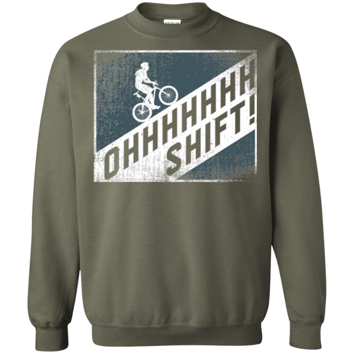 Cyclist T-shirt Oh Shift Military Green