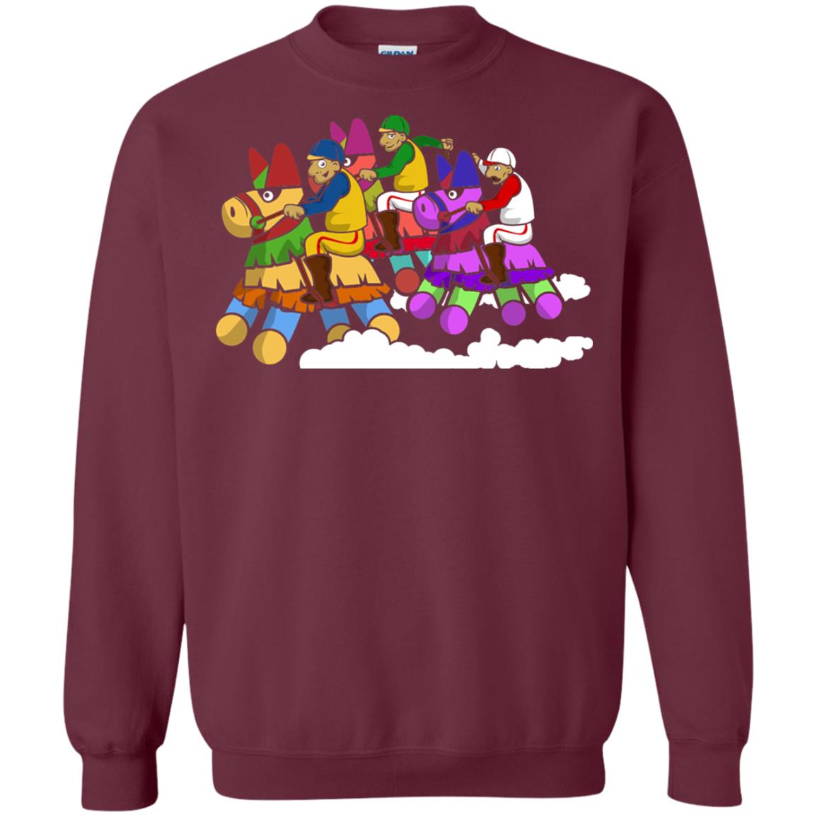 Derby Party Pinata Jockeys Cinco De Mayo Horse Race Shirt Maroon