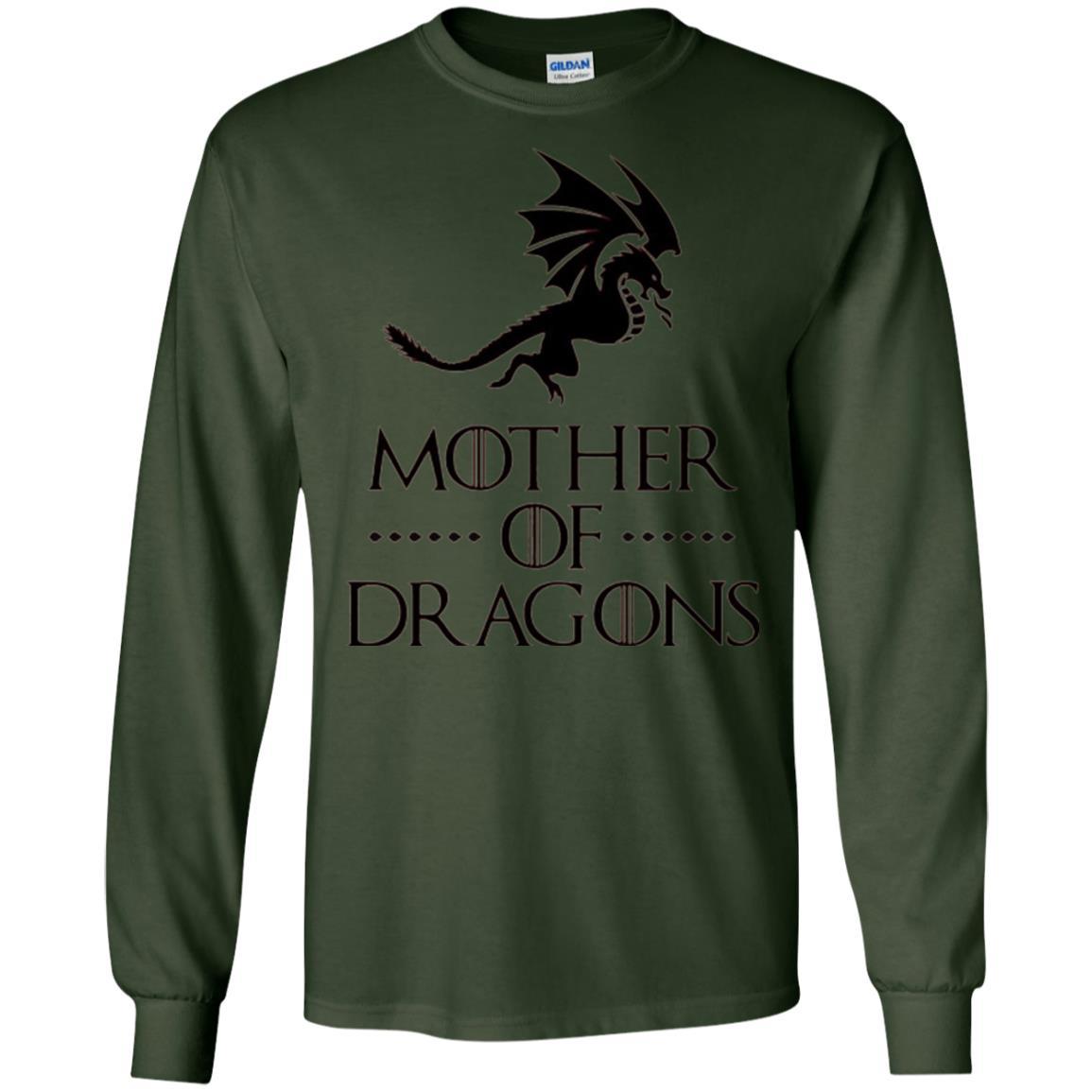 Throne Dragon T-shirt Mother Of Dragons Game Forest Green
