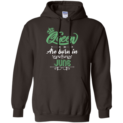 Brithday T-Shirt Queen Are Born In June Dark Chocolate