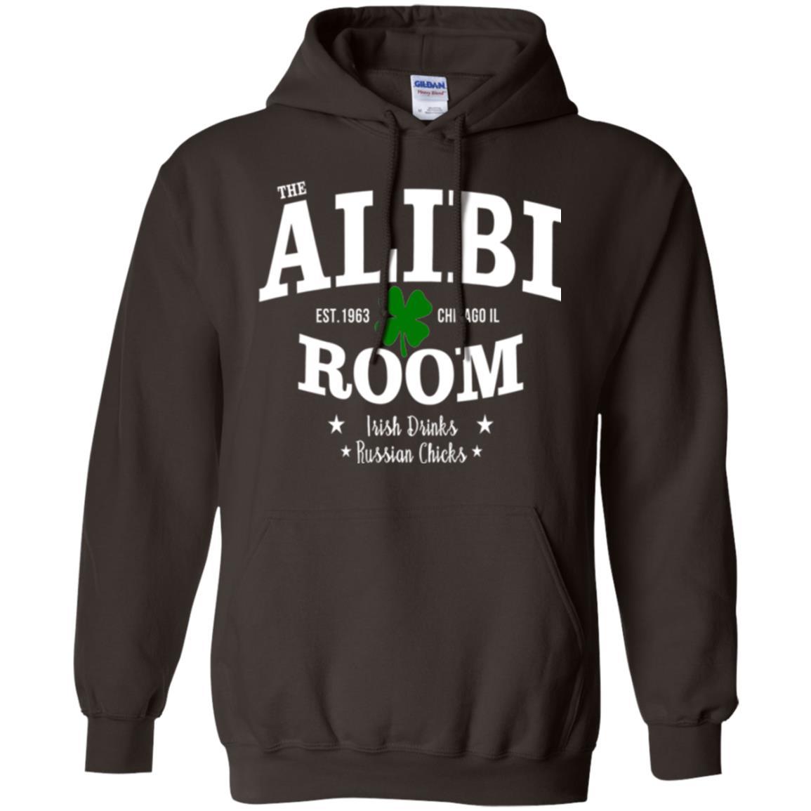 Wine Lovers T-shirt The Alibi Room Est.1963 Chicagoil Irish Drinks Russian Chick Dark Chocolate