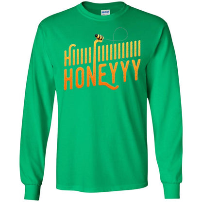 Bee T-shirt Hi Honey T-shirt Irish Green