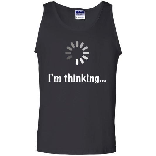 Funny T-shirt I_m Thinking Black