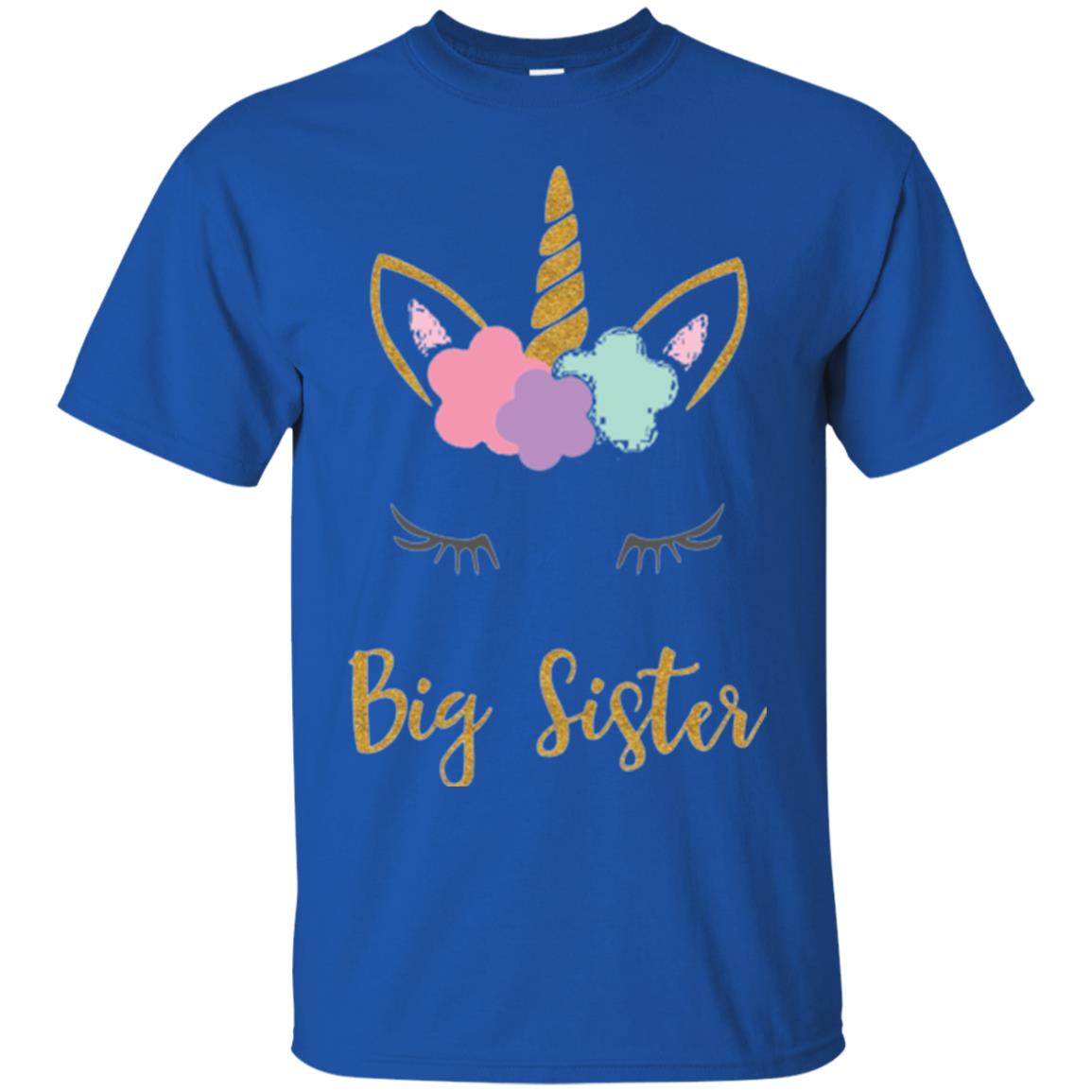 Family T-shirt Big Sister Royal