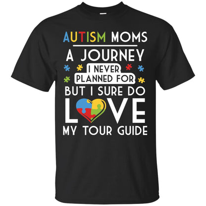 Autism Mom Shirt Autism Mom A Journey Of Love Black