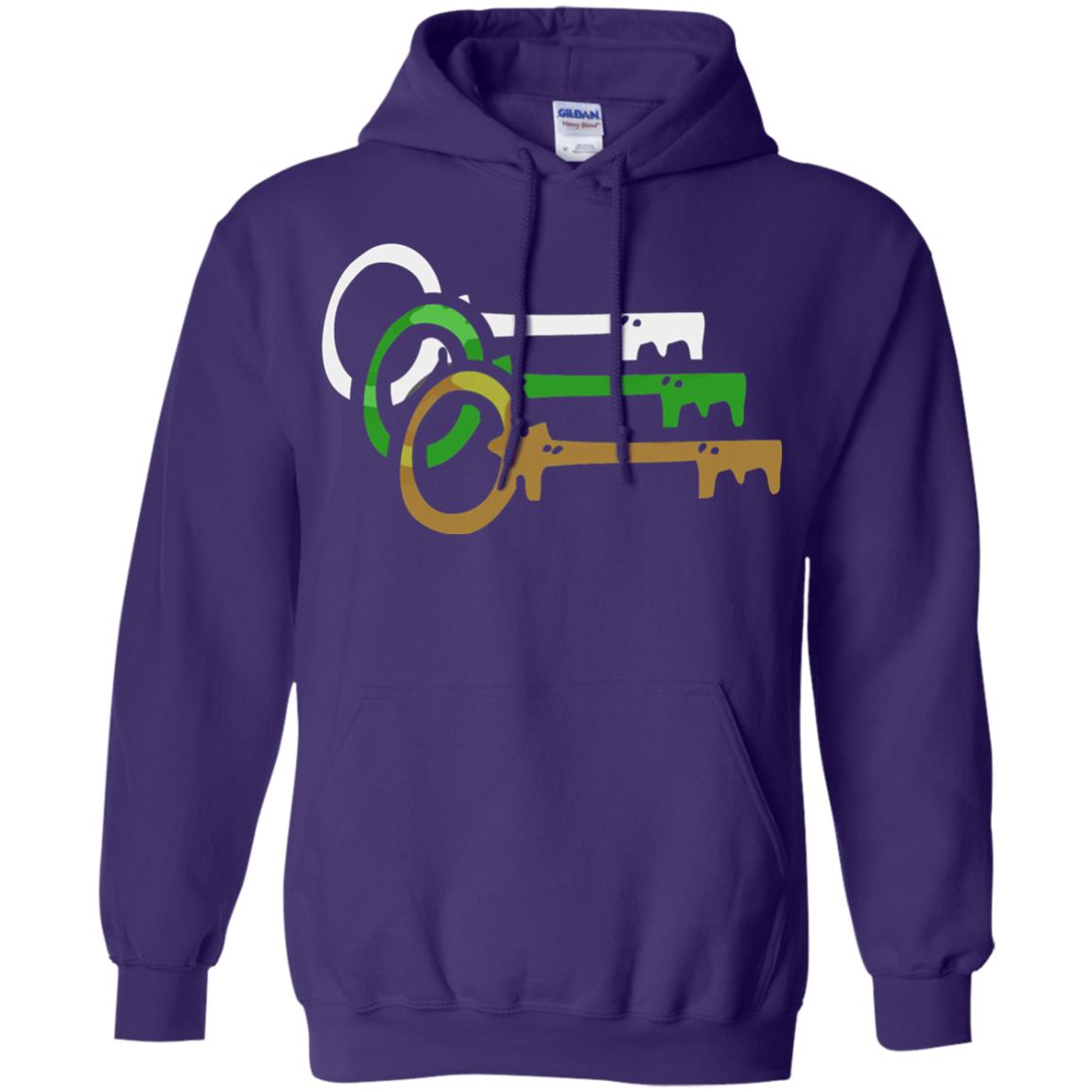 Player One Ready Keys Gamer T-shirt Purple