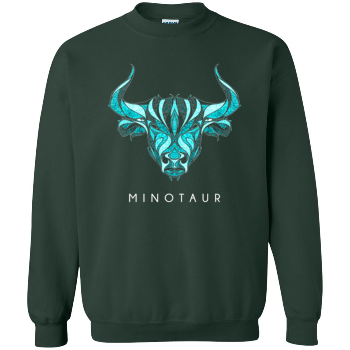Greek Mythology Lover T-shirt Minotaur T-shirt Forest Green
