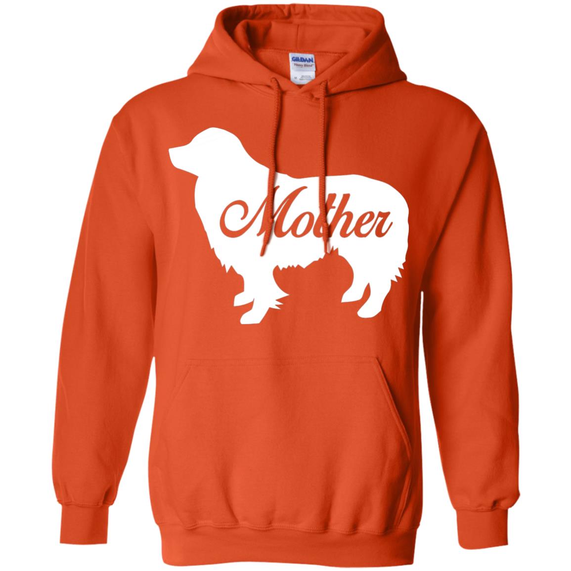 Border Collie Dog Mom T-shirt Orange