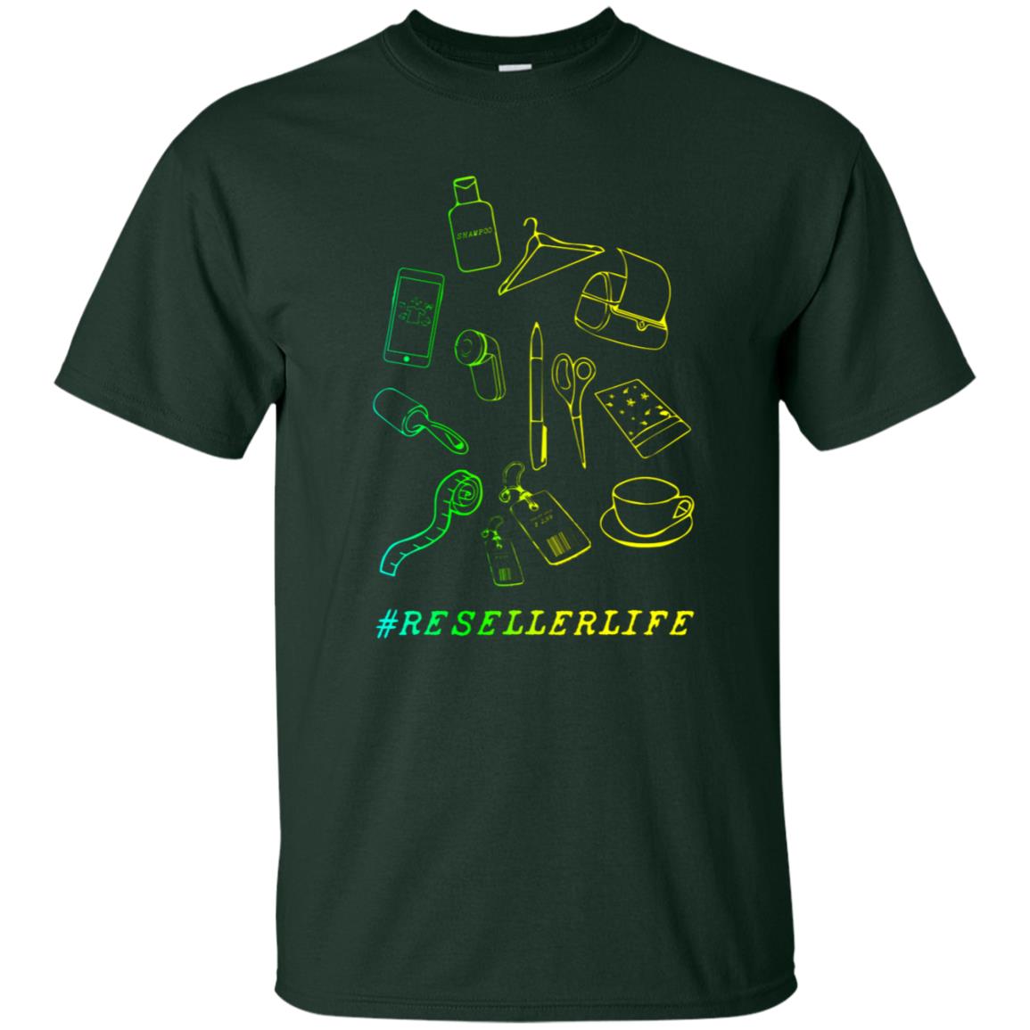 Reseller Life Entrepreneur Self Employed Reselling Gift Shirt Forest