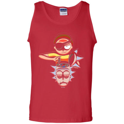 Film T-shirt Cartoon Lover Evil Morty Red