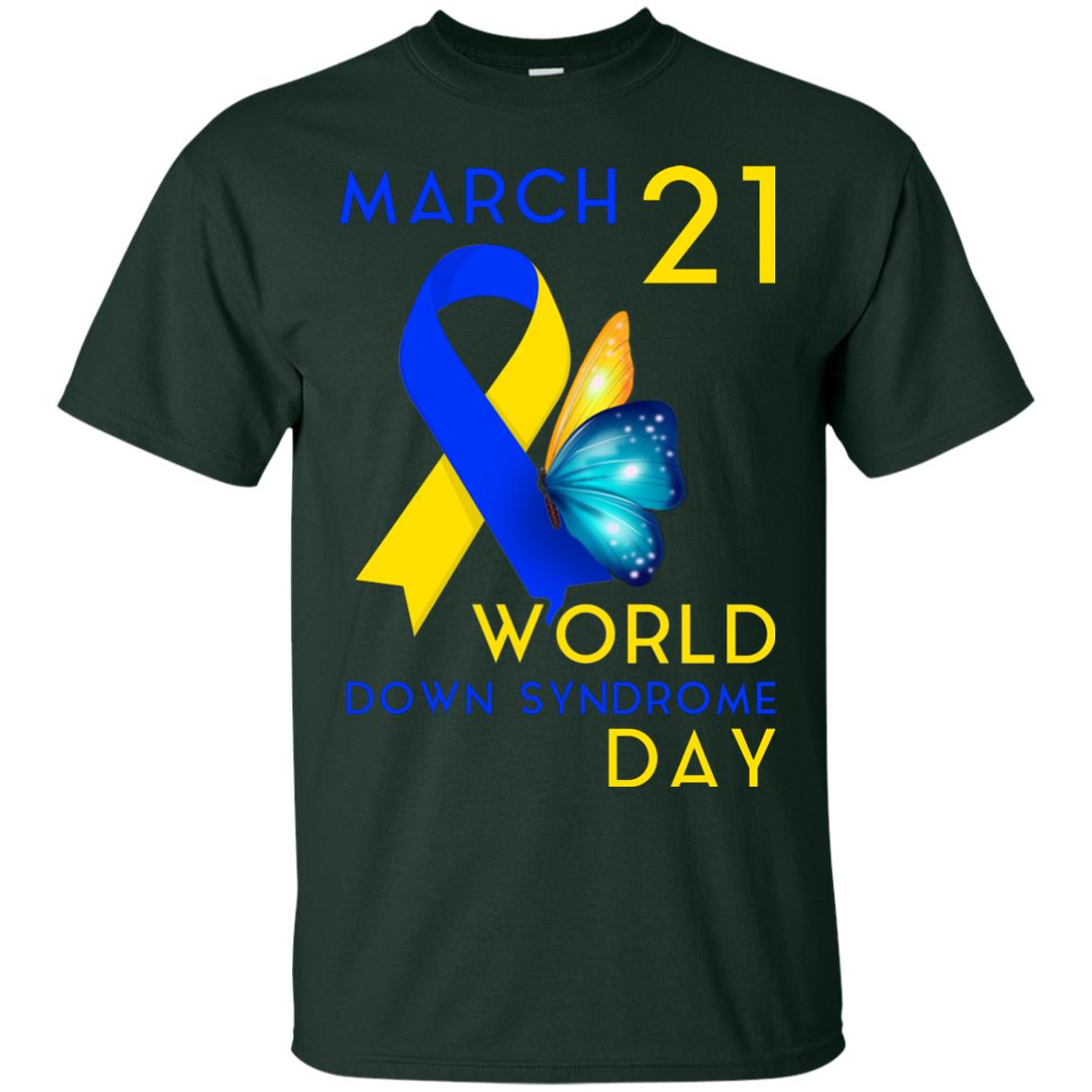 March 21 World Down Syndrome Day T-shirt For Down Syndrome Awareness Forest