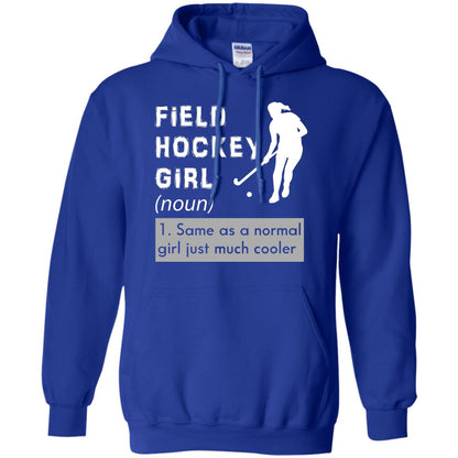 Field Hockey Girl Hockey Lover T-shirt Royal