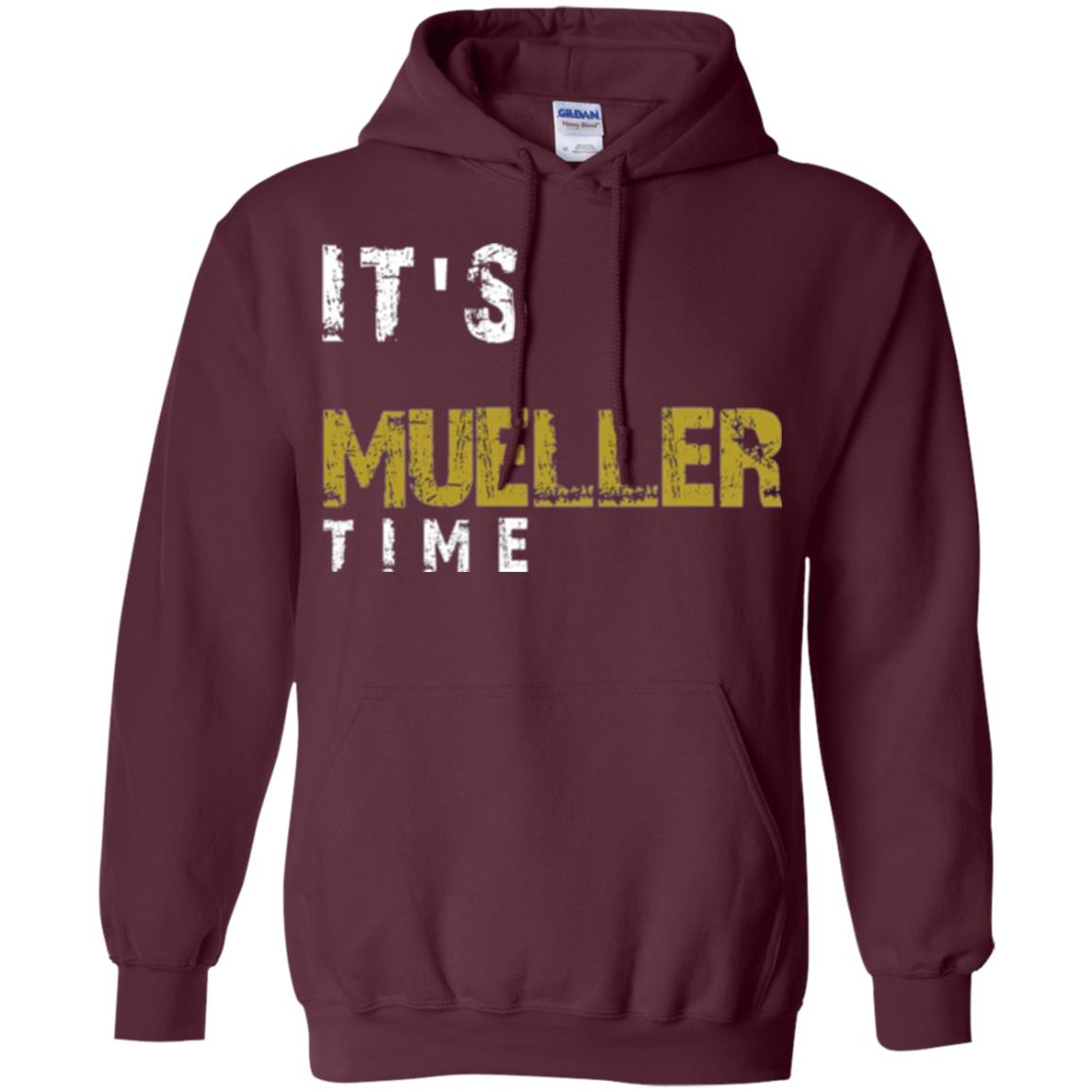 Anti Trump Resist T-shirt It_s Mueller Time Maroon