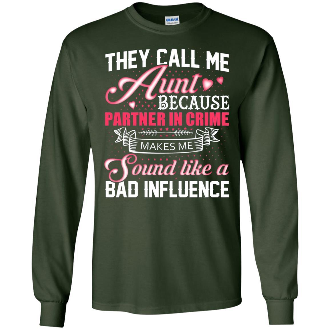 Aunt T-shirt They Call Me Aunt Forest Green