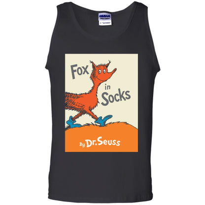 Dr. Seuss Fox In Socks Book Lover T-shirt Black