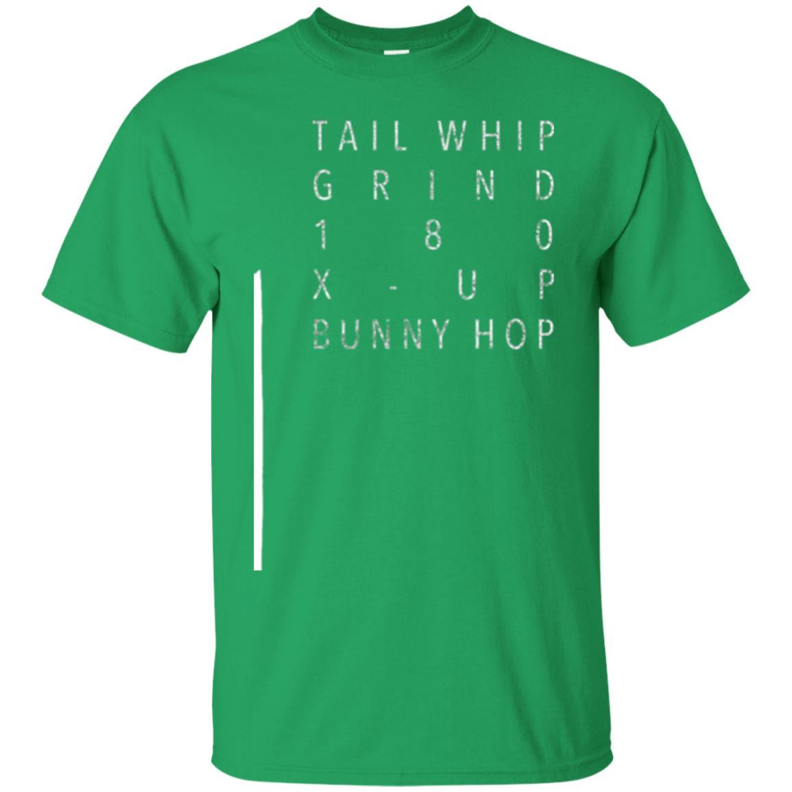 Scooter Tricks T-shirt Tail Whip Grind 180 X-up Bunny Hop Irish Green
