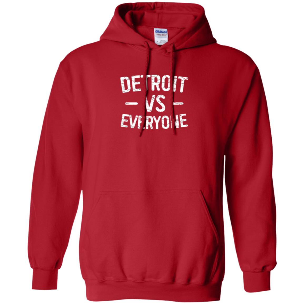 Detroit Vs Everyone T-shirt Red