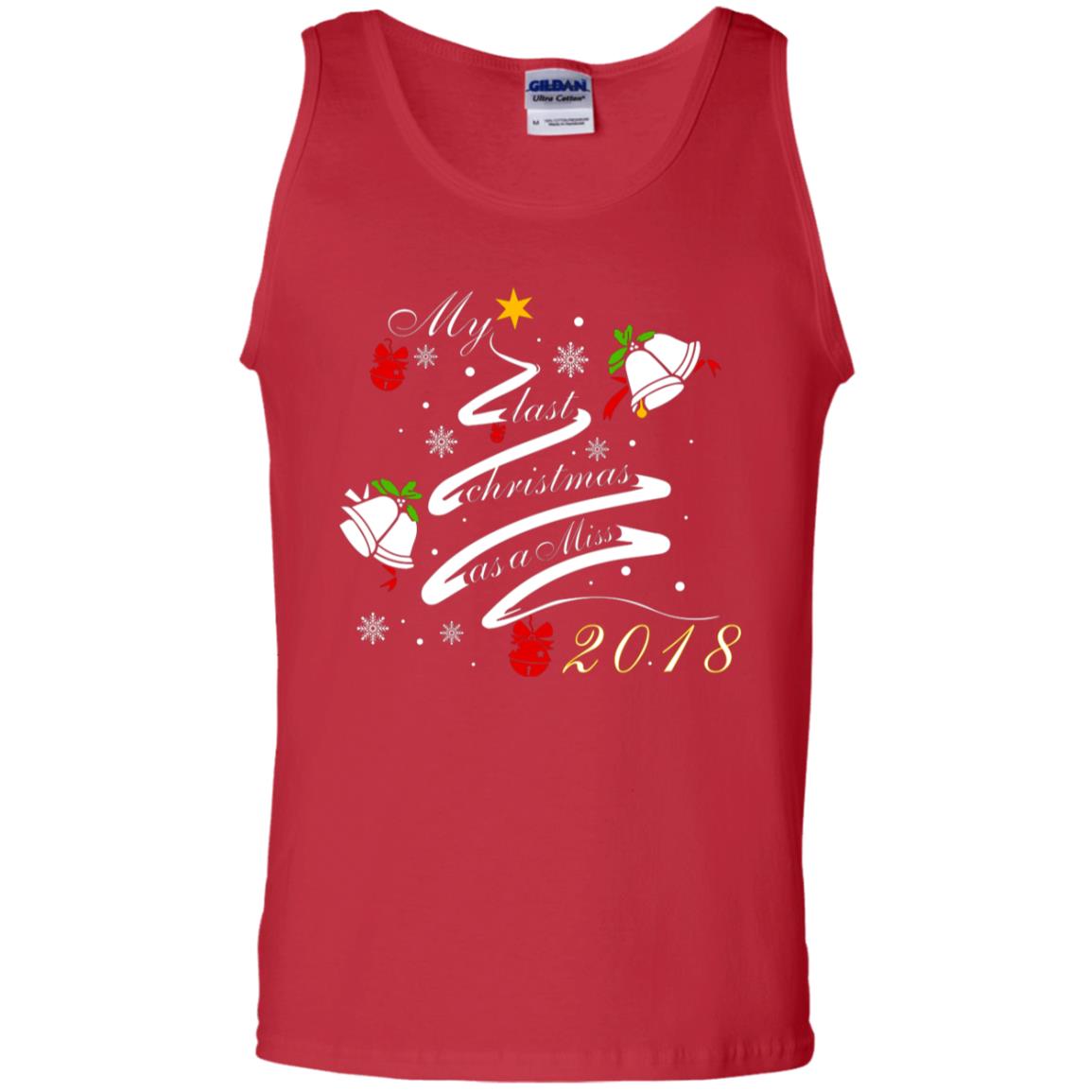 My Last Christmas As A Miss 2018 X-mas Shirt For Married Womens Red