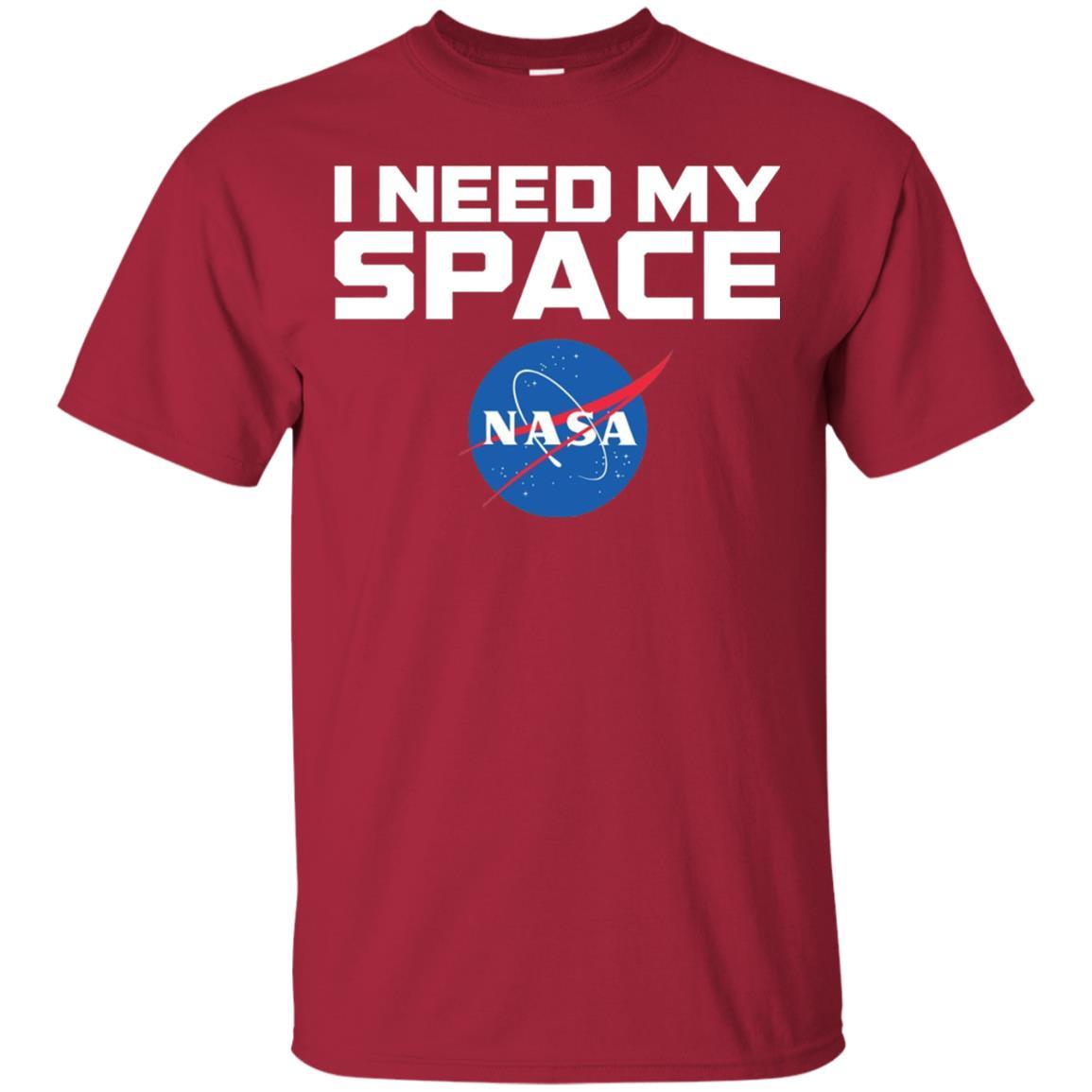 Nasa Logo T-Shirt I Need My Space Cardinal