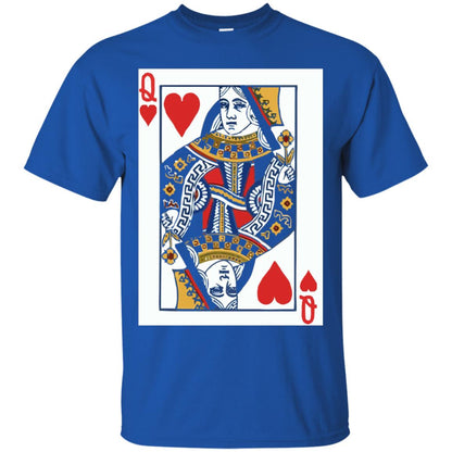 Valentines Day T-shirt Queen Of Hearts Cards Couple Royal