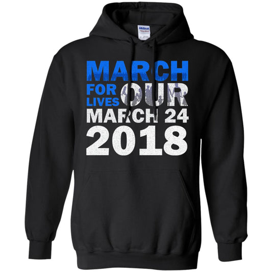 March For Lives March 24 2018 Gun Control T-shirt Black
