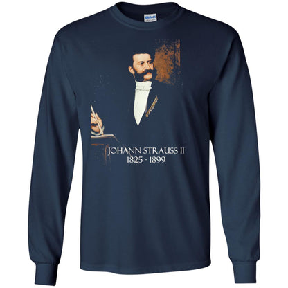 Musician T-shirt Johann Strauss Ii Navy
