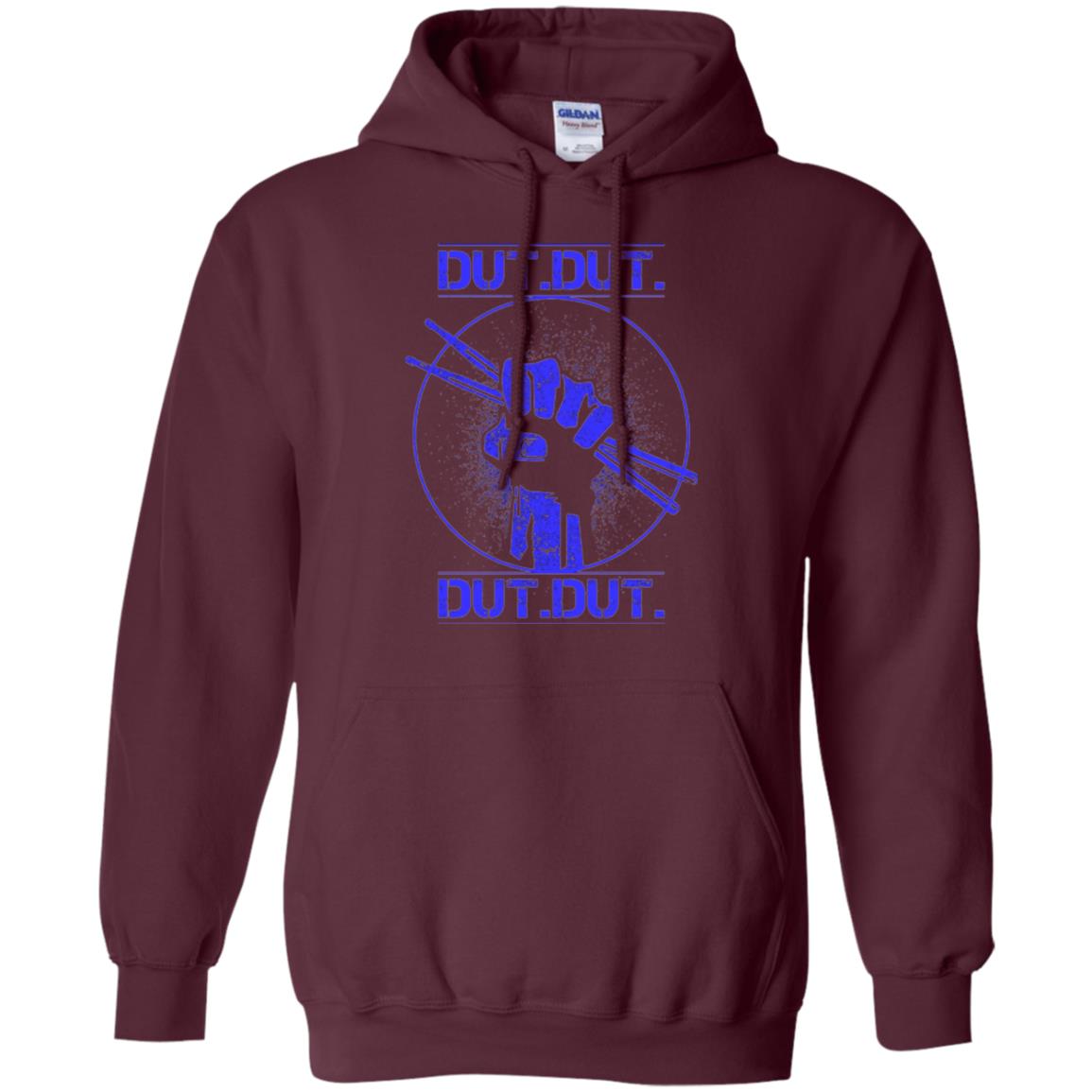 Drum Lovers T-shirt Dut Marching Band Maroon