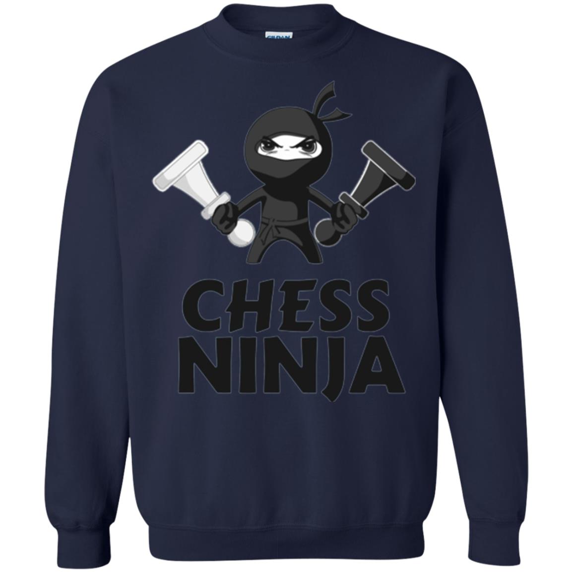 Funny Chess Ninja T-shirt Navy