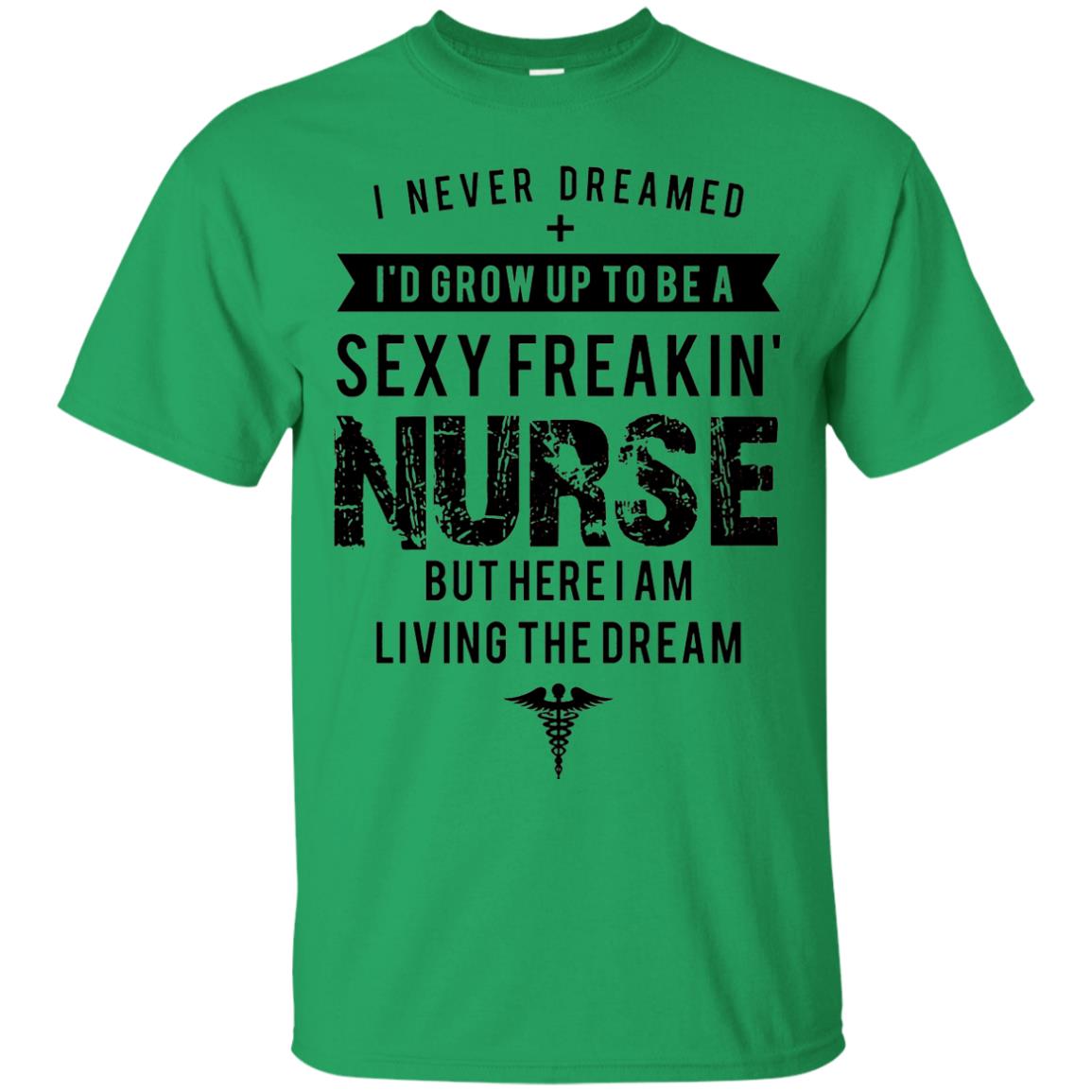 Sexy Nurse Nursing Ladies Shirt Irish Green
