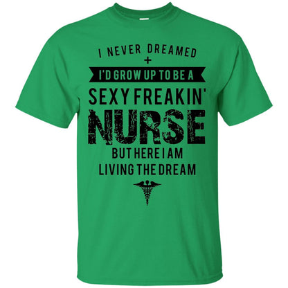 Sexy Nurse Nursing Ladies Shirt Irish Green