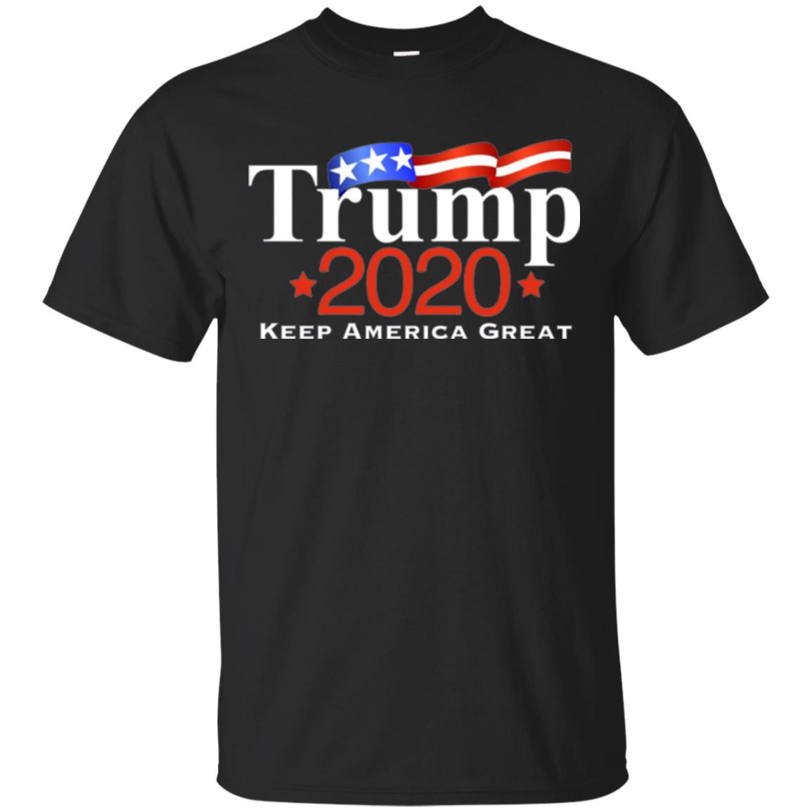 Pro Trump 2020 Keep America Great T-shirt Black