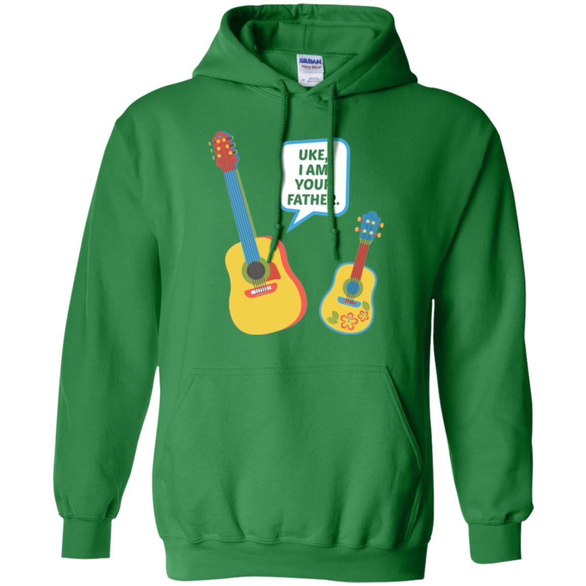 Ukulele Lovers T-shirt Uke I Am Your Father Irish Green